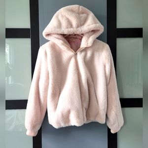 Girls Faux Fur Jacket - excellent